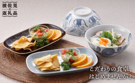 [波佐見焼]プレート どんぶり 含む オリジナルセットアップ商品 食器 皿 [陶芸ゆたか/大貴セラミックス] [NB50] 波佐見焼