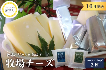 10月発送 北海道十勝芽室町 牧場チーズ2種類セット me020-005-10c