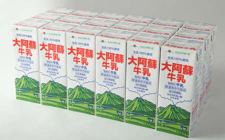 大阿蘇牛乳 1L×18本 合計18L らくのうマザーズ  常温保存 成分無調整牛乳 生乳100%使用 乳飲料 乳性飲料 ロングライフ 長期保存 送料無料