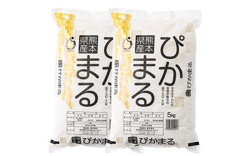 [令和7年産] 熊本県産ぴかまる 5kg×2袋 [2026年8月下旬迄順次発送予定] お米 粘り 甘み 弁当 米 こめ コメ ご飯 白米 白飯 国産 熊本県産 料理