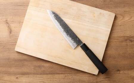 [一般向け][名入れあり] 大切な人へのプレゼントに! 選べる感謝のメッセージ入 三徳包丁 / 包丁 刃物 調理器具 家庭用包丁 九州 熊本県 人吉市