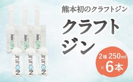 球磨焼酎ベースの熊本初 クラフト ジン 2種セット (250ml×3本)×2 合計6本