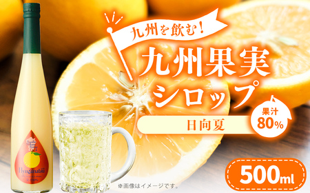 九州を飲む!九州果実 シロップ 日向夏 500ml 1本 約25杯分 フルーツ 果物 ジュース