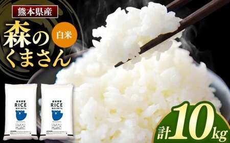 森のくまさん 白米 10kg 5kg×2袋 | 米 お米 白米 熊本県 玉名市