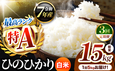 [ 定期便 3回 ]熊本県産 ひのひかり 白米 5kg | お米 米 こめ おこめ 精米 白米 ヒノヒカリ 5キロ ご飯 国産 国産米 定期 くまもと 熊本 熊本県 玉名市 玉名