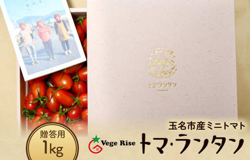 [贈答用]ミニトマト 生産量 日本一 玉名市 !! 「 トマ・ランタン 」 約1kg | ミニトマト トマト 熊本県 玉名市