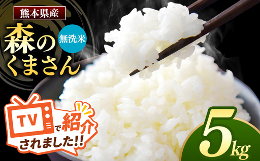 熊本県産 森のくまさん 無洗米 5kg