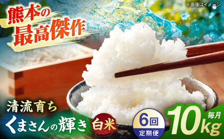 【先行予約】【6回定期便】くまさんの輝き 白米  10kg 山鹿市産【奥村果実園】[ZFK022]