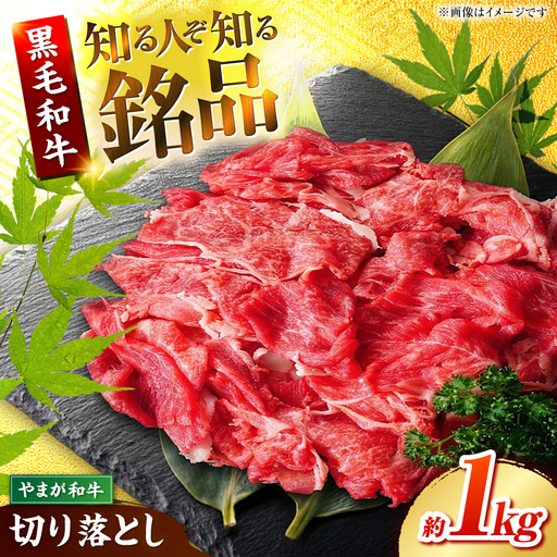 やまが和牛 切り落とし 約1kg 黒毛和牛 和牛 牛肉 お肉 肉【鹿本農業協同組合】[ZAG019]