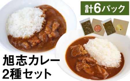 お肉の達人 旭志 カレーセットA 2種 計6パック(各200g×3パック)