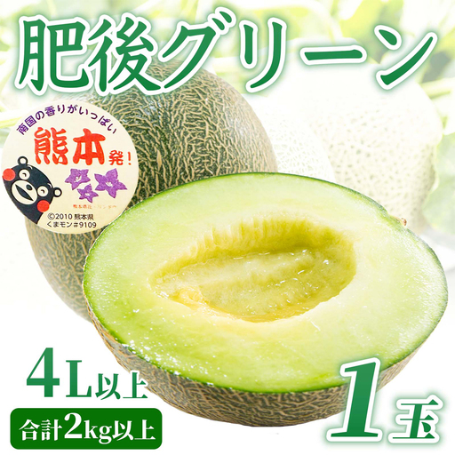 肥後グリーンメロン 約2kg(4L以上)[2026年5月上旬〜2026年7月下旬配送予定]
