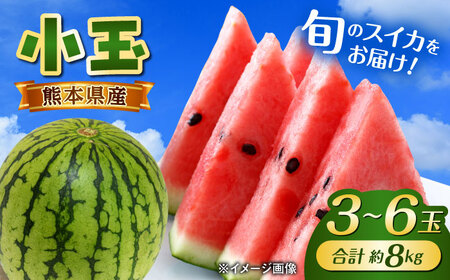 [2026年発送分先行予約][数量限定]こだま西瓜 1箱約8kg (3L〜M 3〜6玉入り) すいか[AYAU003]