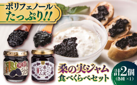 桑の実ジャム 食べくらべセット 2個入（発酵桑の実ジャム×1・桑の実ジャム×1） 【株式会社 峯樹木園】[AYBM007]