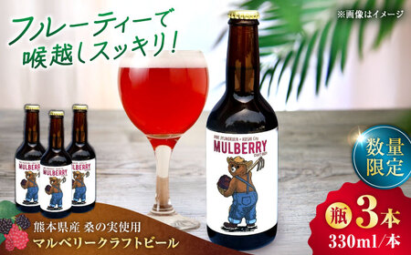 [数量限定]マルベリークラフトビール 瓶330ml×3本 クラフトビール[AYBM024]