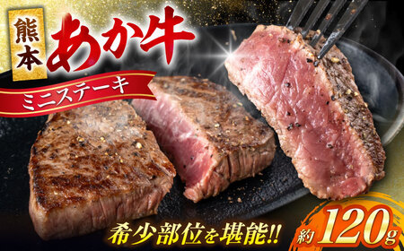 熊本 あか牛 ミニステーキ 約120g(約120g×1枚)[合同会社 たべたせいか][AYCB061]
