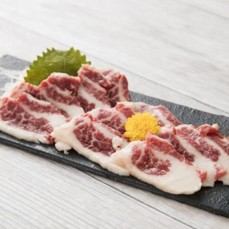 馬刺し 霜降りスライス 200g(美里町)[配送不可地域:離島]