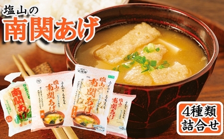 [熊本の伝統食]塩山の南関あげ4種詰合せ