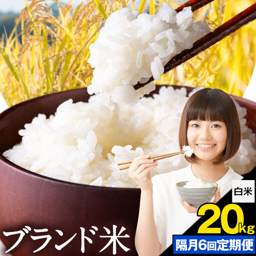[隔月6回定期便]米 南関町 単一原料米 (ひのひかりorにこまるorくまさんの輝き) 白米 20kg[お申込み翌月から出荷]熊本県産 国産 ひのひかり 白米 精米 こめ コメ 20キロ