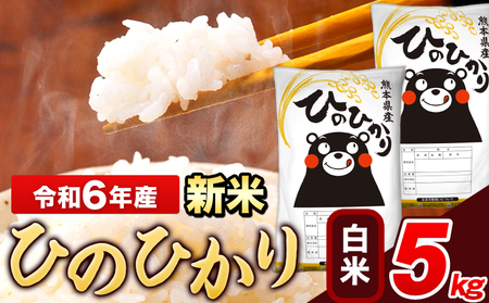 令和6年産 新米 ひのひかり 白米 5kg [11月-12月より出荷予定] 5kg×1袋 熊本県産 米 精米 ひの 長洲町