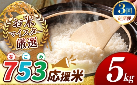 令和7年産 新米 [定期便3回] 熊本県産 応援米 白米 5kg | 小分け 5kg × 1袋 熊本県産 こめ 米 無洗米 ごはん 銘柄米 ブレンド米 複数原料米 人気 日本遺産 菊池川流域 こめ作り ごはん ふるさと納税 返礼品無洗米
