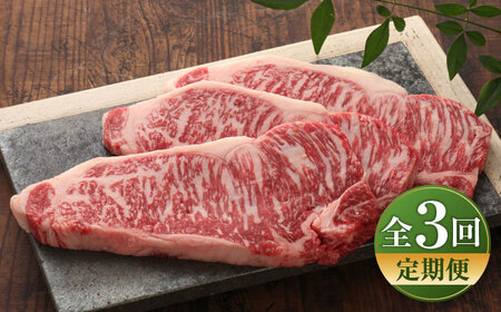 [全3回定期便][数量限定][GI認証]くまもとあか牛サーロインステーキ 約200g×3枚 / ステーキ ステーキ ステーキ ステーキ ステーキ [BHAS066]