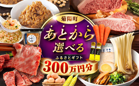 [あとから選べる]菊陽町ふるさとギフト 300万円分 あとから選べる あとから選べる あとから選べる あとから選べる[BHZY013]
