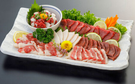 馬刺し6種計約420g 馬刺し[BHDB002]