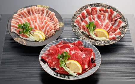 極薄スライス「花びら馬刺し」3種盛り300g(専用醤油付き) 馬刺し[BHDB004]