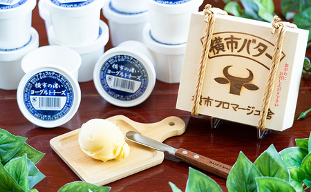 最高純度 横市バター と 冷凍ヨーグルトチーズ の セット 北海道 芦別市 横市フロマージュ舎