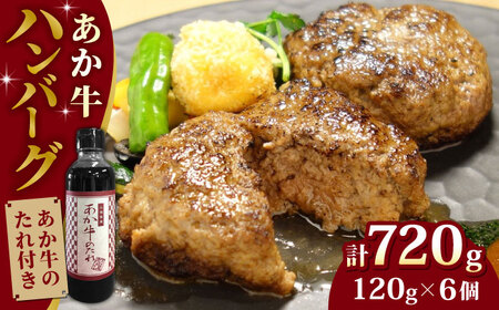 【日本ギフト大賞熊本賞受賞！】あか牛 100％ハンバーグ セット 120g×6個 ハンバーグ ハンバーグ ハンバーグ ハンバーグ ハンバーグ [YCG003]