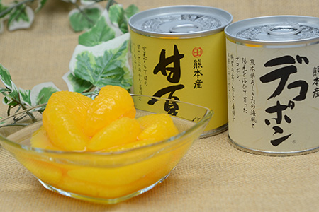 B184-08 デコポン・甘夏缶詰セット(6缶入)