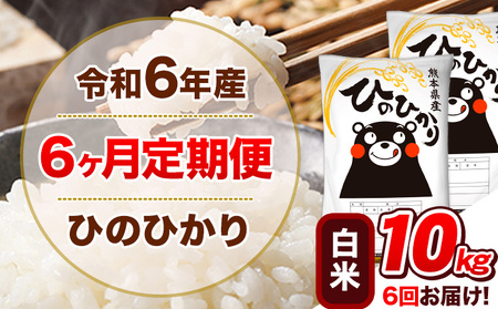 米 令和6年産 【6ヵ月定期便】ひのひかり  10kg|無洗米無洗米