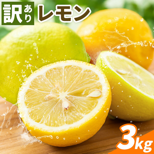 訳あり レモン 3kg[10月上旬-12月下旬頃出荷)]熊本県 津奈木町 青果物 レモン れもん 果物 フルーツ 国産 家庭用