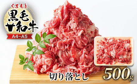 牛肉 A4〜A5 くまもと 黒毛和牛 切り落とし 500g 肉 お肉 ※配送不可:離島