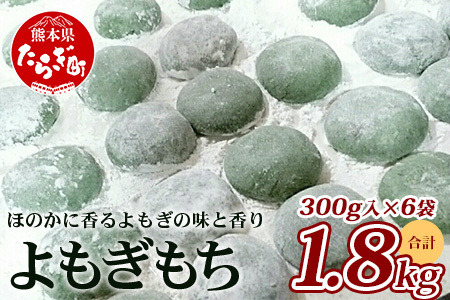 [年内発送]冷凍 [餅]よもぎもち 約1.8kg (300g×6パック) 餅 お餅 おもち 蓬 300g×10パック 3kg 082-0623-12