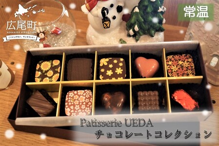 Patisserie UEDA チョコレートコレクション(10個入)[お菓子 クリスマス バレンタイン 北海道 広尾町 十勝](AR0001)