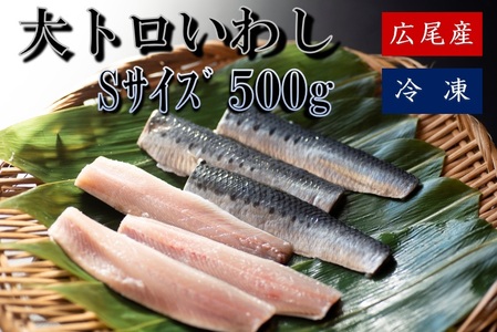 大トロいわし　フィレ　Ｓサイズ　500g（AM0006）