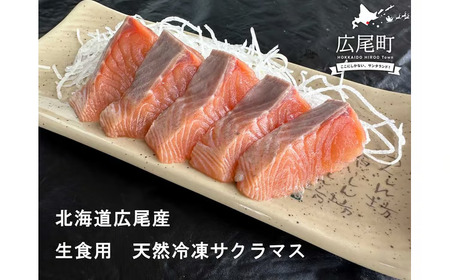 海産問屋カネニ 船上活〆天然冷凍サクラマス(半身2枚 計1kg)(D0008)