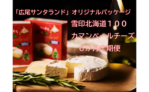 サンタランドのまち広尾町から限定パッケージでお届け カマンベールチーズ6個×6か月定期便[偶数月発送](0045) 寄付金額