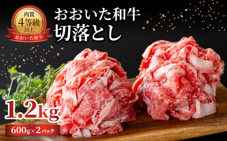 A01142-C [父の日ギフト]おおいた和牛 切落とし 1.2kg ≪6月15日お届け≫