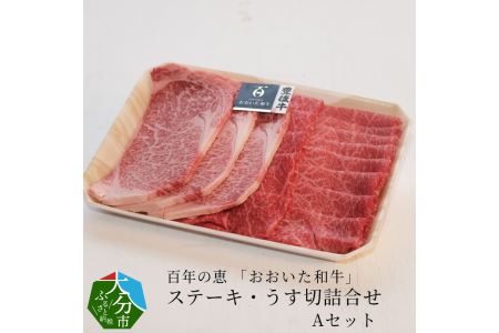 百年の恵 「おおいた和牛」 ステーキ・うす切詰合せ Aセット約700g