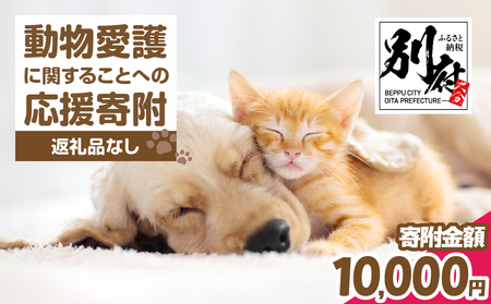 【返礼品なし】動物愛護に関することへの応援寄附(10,000円)_B001-068