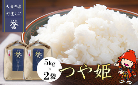 [寄附使途限定]九州米・食味コンクール最優秀賞受賞 大分県中津市産 やまくに誉 つや姫 5kg×2袋 | お米 米 おこめ こめ 精米 白米 10kg 10キロ ご飯 九州産 国産 国産米 大分県米 九州米 大分県 中津市