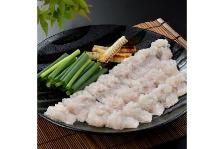 中津名物鱧しゃぶセット(2人前) コラボ 200g 割烹 お歳暮 お中元 など 年末 年越し お正月 おせち