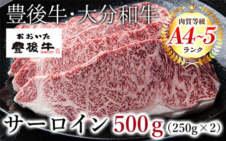 おおいた豊後牛 サーロイン ステーキ 500g (250g×2枚)