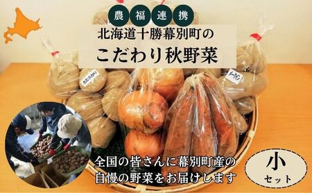 [農福連携]北海道十勝幕別町のこだわり秋野菜 小セット