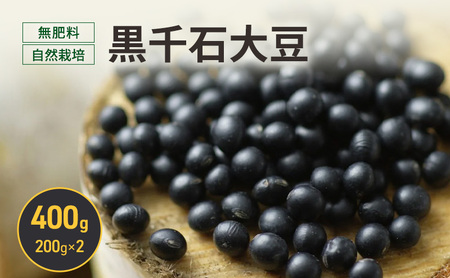 北海道 十勝 幕別 無肥料 自然栽培 スーパーフード 北海道原種「黒千石大豆」400g(200g×2)[折笠農場]有機JAS[ 黒千石 大豆 黒豆 豆 雑穀 無農薬 国産 オーガニック ]