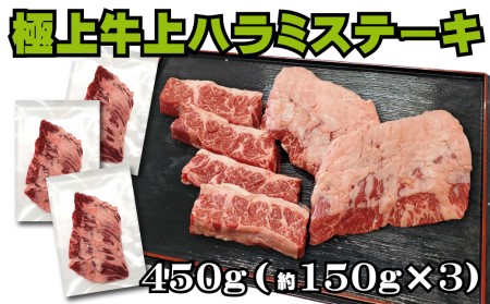 極上牛ハラミステーキ450g(たれ付き)