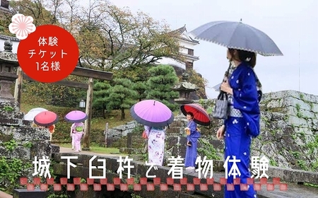城下臼杵で着物体験(1名様体験チケット)