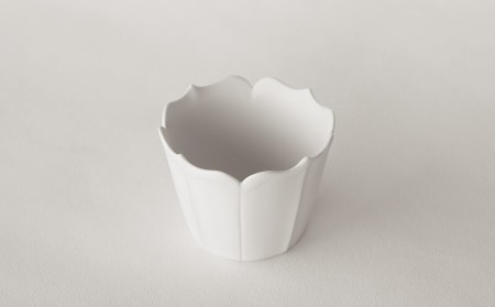 3個セット ● 臼杵焼 稜花蕎麦猪口 white 白磁 フリーカップ 小鉢